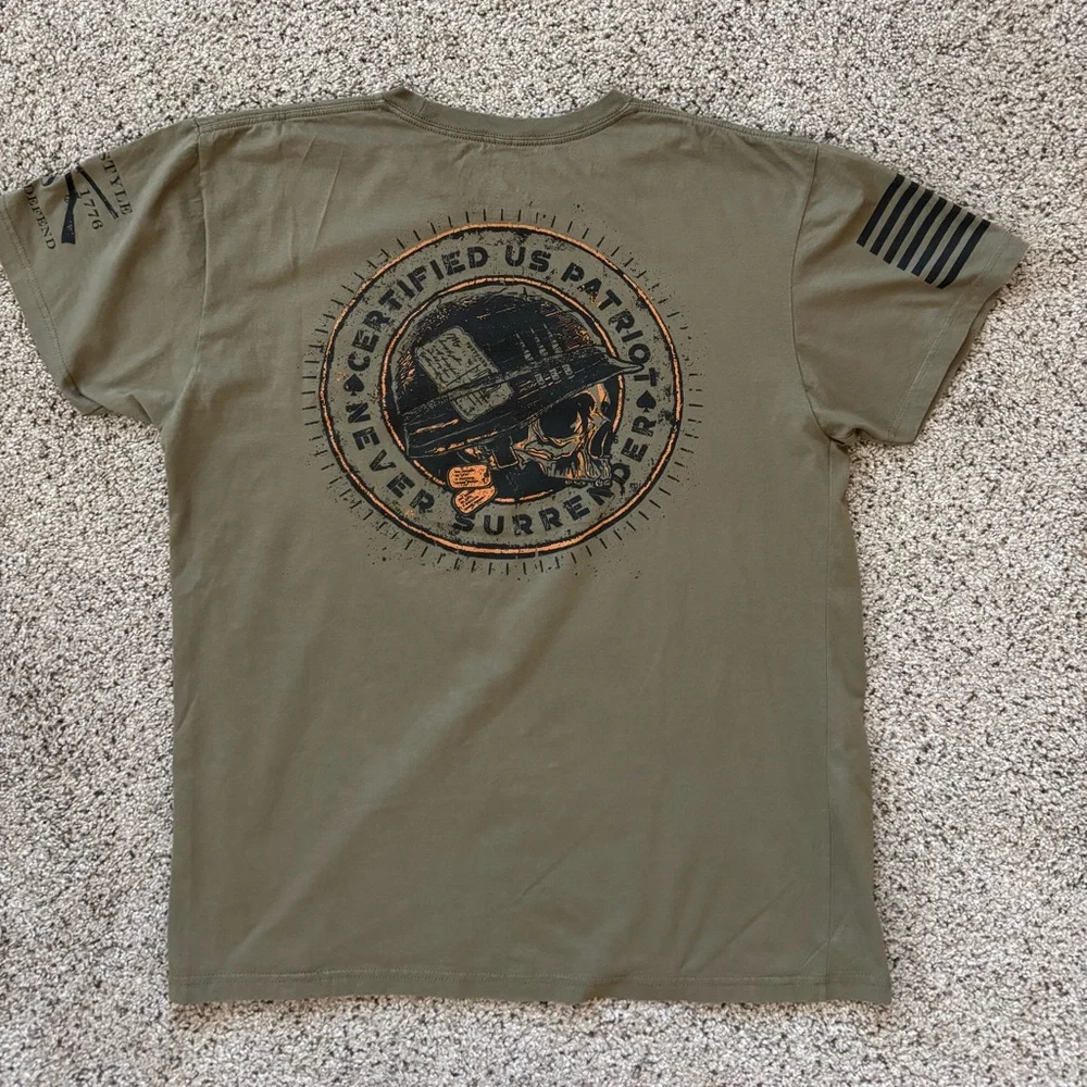 Grunt Style T-Shirt. Excellent Condition! Wore only once. Color army green. XL - Picture 4 of 9